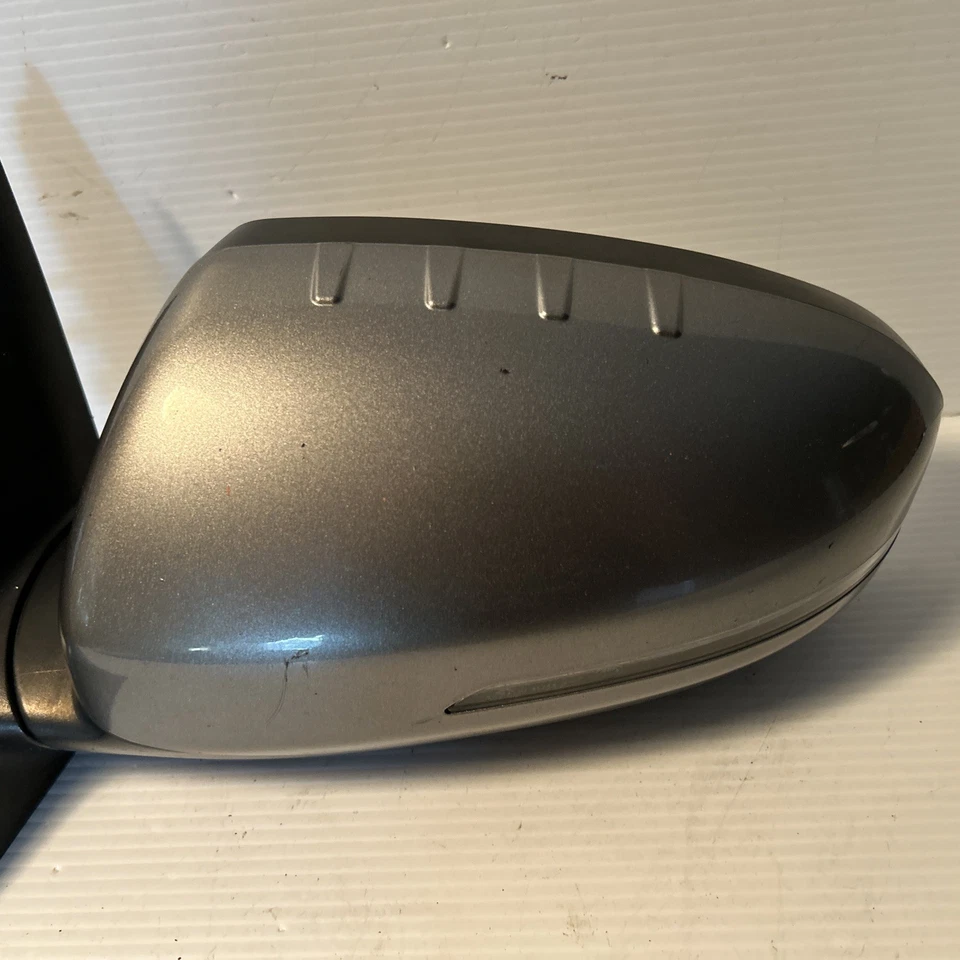 Espejo retrovisor de puerta Kia Optima 2014 2015 titanio plata señal conductor izquierdo OEM 0434 Foto 2 de 4