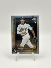 2025 Topps Chrome Update Jacob Wilson Rookie Debut Refractor Athletics