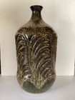 Large Rare 9&1/2" Kwatz Pottery Weed Pot/Vase with flowing incised design — photo 6
