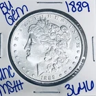 1889 BU UNCIRCULATED MORGAN SILVER DOLLAR AUTHENTIC U.S. MINT FREE SHIPPING 3646