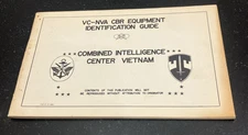VC-NVA CBR Equipment Identification Guide Combined Intel Vietnam Manual 1969.