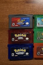 3 Game Lot! Pokémon Pinball: Ruby & Sapphire + Ruby + Sapp Nintendo Game Boy