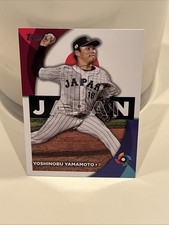 Yoshinobu Yamamoto 2023 Topps '23 World Baseball Classic Stars Japan