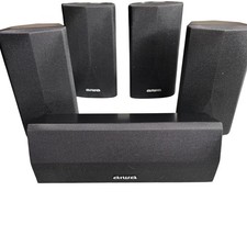 Aiwa Speaker System SX-R1900SX-C1900 Black 5 Piece HomeTheater SurroundSound 85W