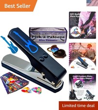 Unique DIY Guitar Picks Maker - Includes Key Chain Holder Smoothing File