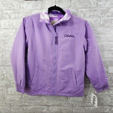 NWT Cabela's Girls Medium Purple Coat w/Purple Camo Fleece Lining