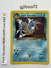 Pokemon Dark Gyarados 8/82 WotC Team Rocket Prerelease Holo Rare Promo NM - NP