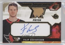 2021-22 SPx Rookie Auto Jersey Patch 34/35 Filip Gustavsson #FG Patch Auto 08i7
