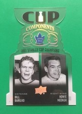 BILL BARILKO/HOWIE MEEKER (TORONTO) 2018-19 UPPER DECK SP CUP COMPONENTS CCP-BM
