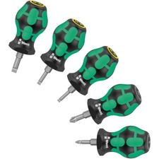 Image of Wera Stubby Set 2 Screwdriver Set 5 pieces