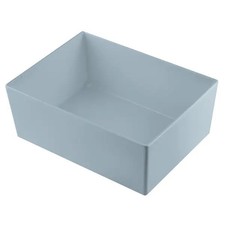 TableCraft CW5006GY Simple Solution&trade; 8 Qt. Aluminum Half Size Food Pan