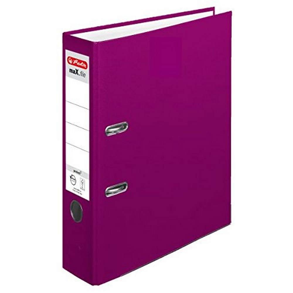 Herlitz 5480306 Lever Arch File A4 8 cm 8 cm BlackBerry