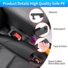 Car Seat Gap Filler, Car Organiser and Storage with Hook, Universal Car Acces...