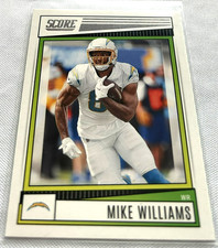 2022 Score Football Mike Williams Los Angeles Chargers base card #134