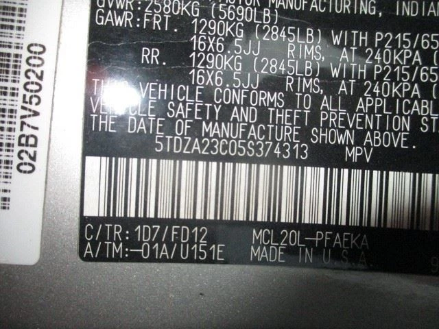 Cilindro maestro de freno Toyota Sienna 2005 4722008030 5337 Foto 4 de 4