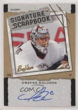 2006-07 Upper Deck Bee Hive Signature Scrapbook Dwayne Roloson #SS-DR Auto 0v1