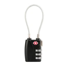NIP Jasit TSA Luggage Locks 3 Digit Cable Locks Alloy Body Your Combination