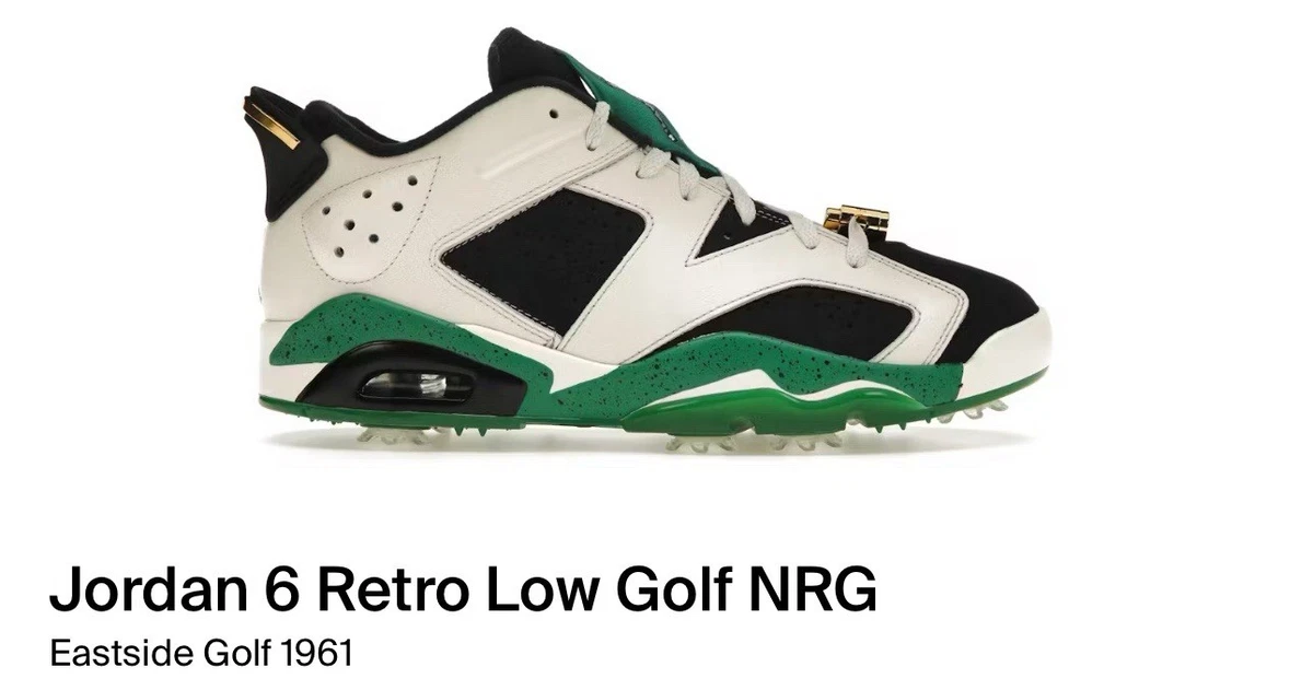 Eastside Golf × Nike Air Jordan 6 27cm Eastside Golf x Air Jordan 6 Retro Golf Low 1961 for Sale