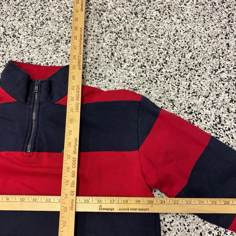 Cresta de anclaje mediana vintage Ralph Lauren Petite 1/4 cremallera vela náutica Foto 3 de 4