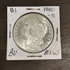 1880-S Morgan Silver Dollar • 90% US Coin • BU • Gorgeous Coin!