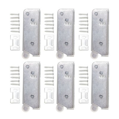 6x Spring Latch Mini Door Push Release Latch Light Weight Push To Open Door SET