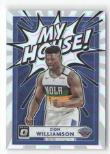 2020-21 Donruss Optic #18 Zion Williamson My House Holo