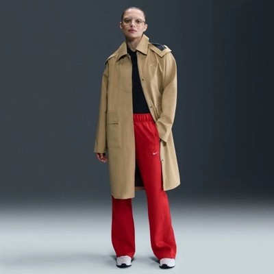 New XL Nike Windrunner Storm-FIT ADV Oversized Trench Coat Tan