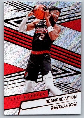 2024-25 Panini Revolution Red Swirl Deandre Ayton Portland Trail Blazers #11