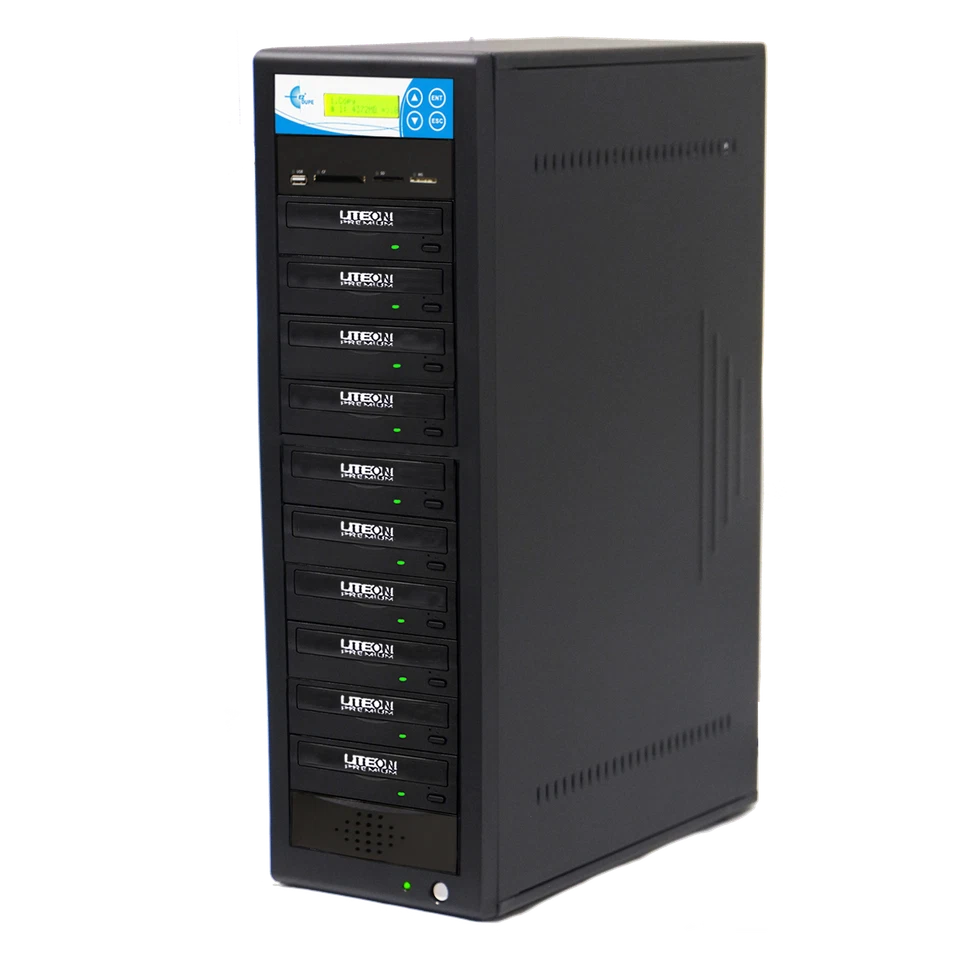 Duplicador EZ DUPE Media Mirror 1 a 9 - Flash (SD CF USB) a Blu-Ray Disc copia Foto 4 de 4