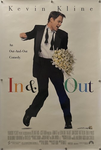 IN & OUT Original One Sheet Movie Poster - 1997