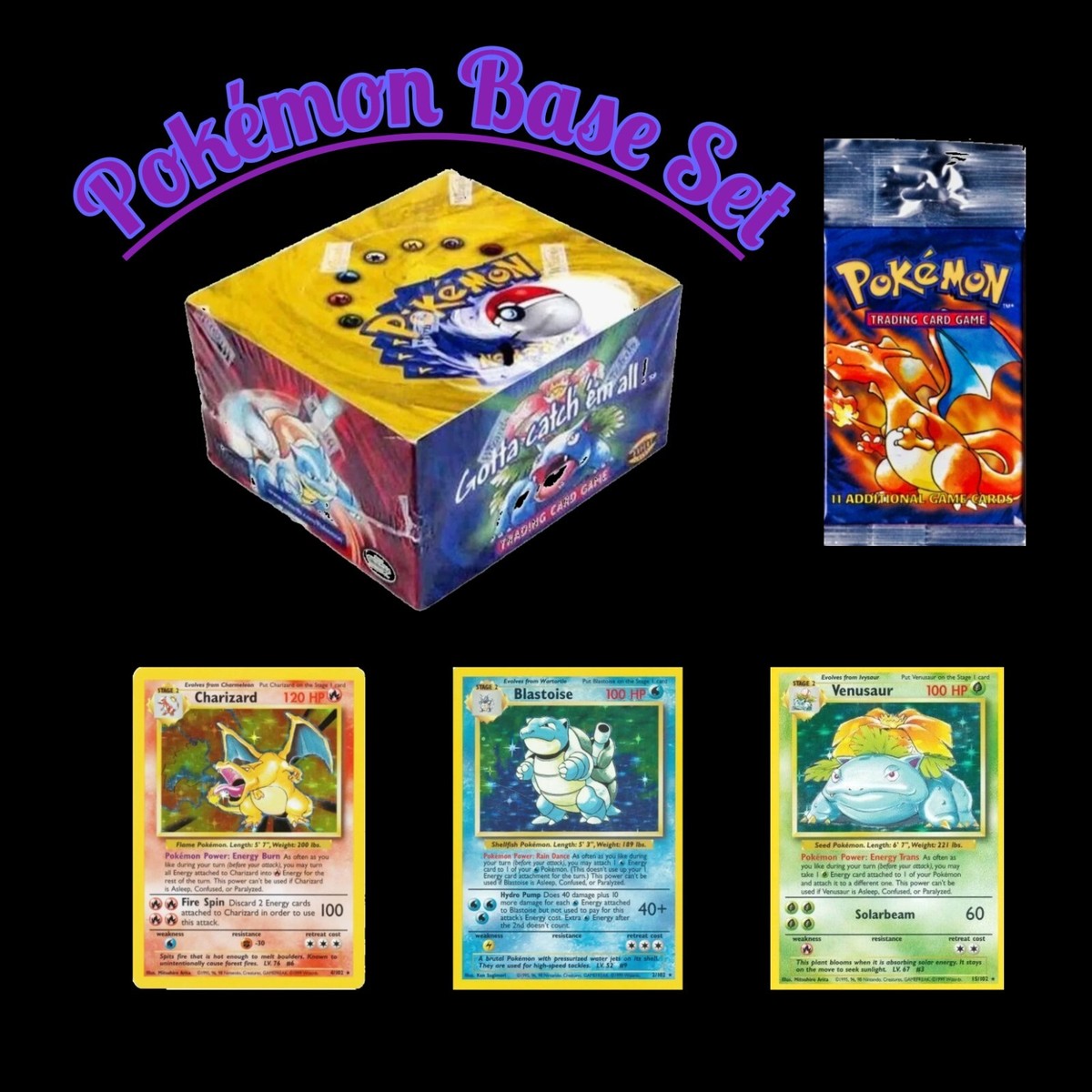 ポケモンカード セット　Pokemon card set Pokemon - 1999 Base Set - Unlimited & Shadowless Vintage WoTC