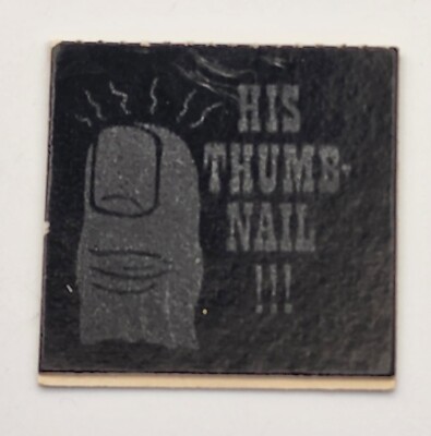 Cracker Jack Riddles 1975 Vintage Magic Riddle Premium Cracker Jack Prize the Thumb Nail | eBay