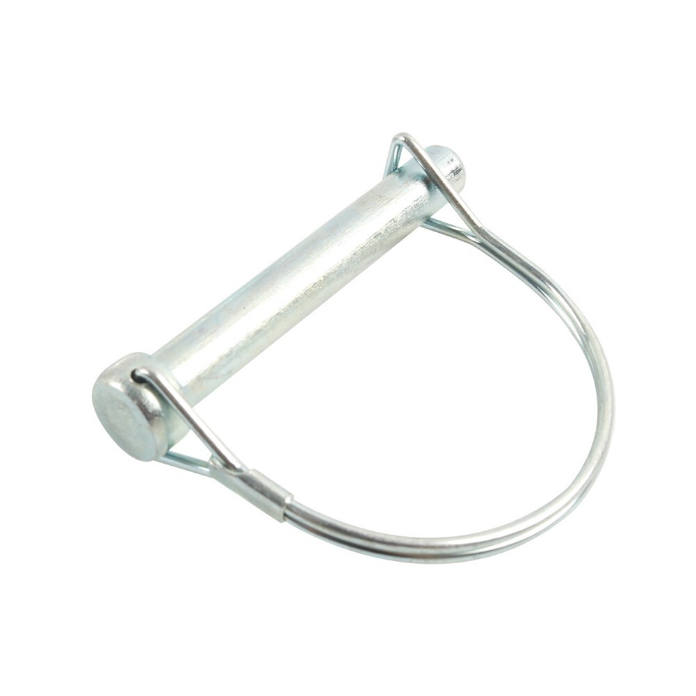 Premium Silver Trailer Coupler Hitch Pin Lock M8*70mm Towing Safety