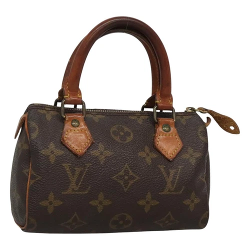 LOUIS VUITTON Monogram Mini Speedy Hand Bag M41534 LV Auth 118087