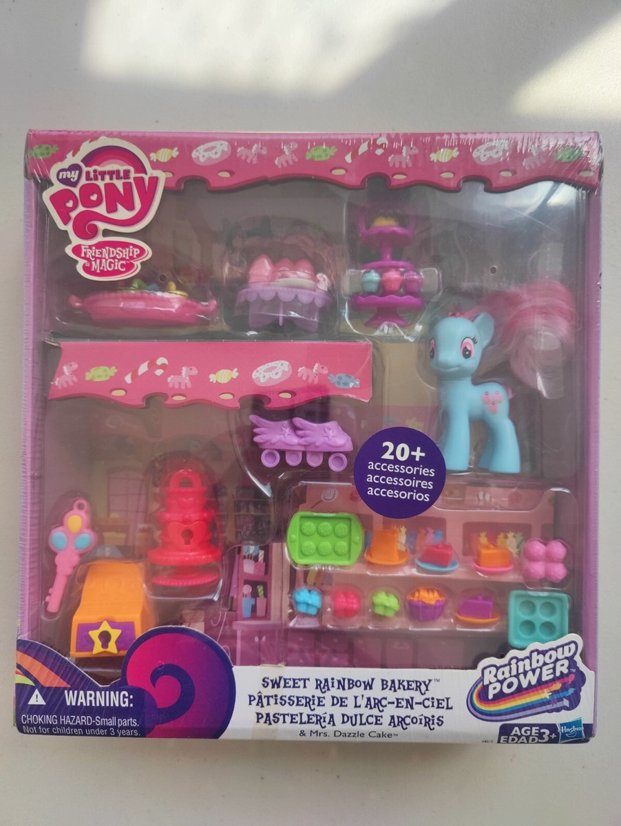 My Little Pony Sweet Rainbow Bakery Playset With Mrs. Dazzle Cake