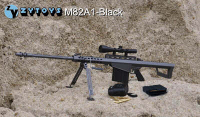 精巧1/3スケール　ミニチュアBARRETT M82A1 ブラック 精巧1/3スケール ミニチュアBARRETT M82A1 ブラック 1/6 Scale