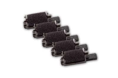 5x Farbbandrolle Schwarz für Sharp EL 1630 A EL 1750 P II EL 1630 G EL 1750 P