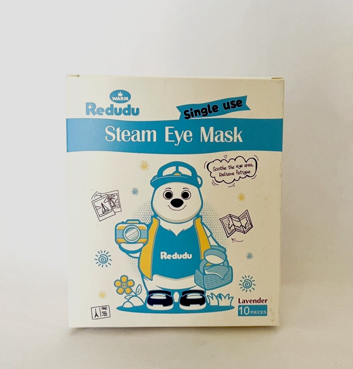 Steam Eye Mask for Relaxation Fast Soothing Relief for Dry Puffy Eyes 10 Pack-image