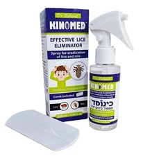 KINOMED effective lice eliminator. Spray for eradication of lice and nits.