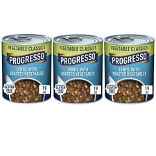Progresso Soup Vegetable Classics, LENTIL With ROASTED VEGETABLES 19 oz 3 Cans