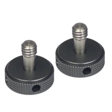 Feichao 2pcs 1/4 Inch Stainless Steel Screw Reinforced Locking Knob For Camera