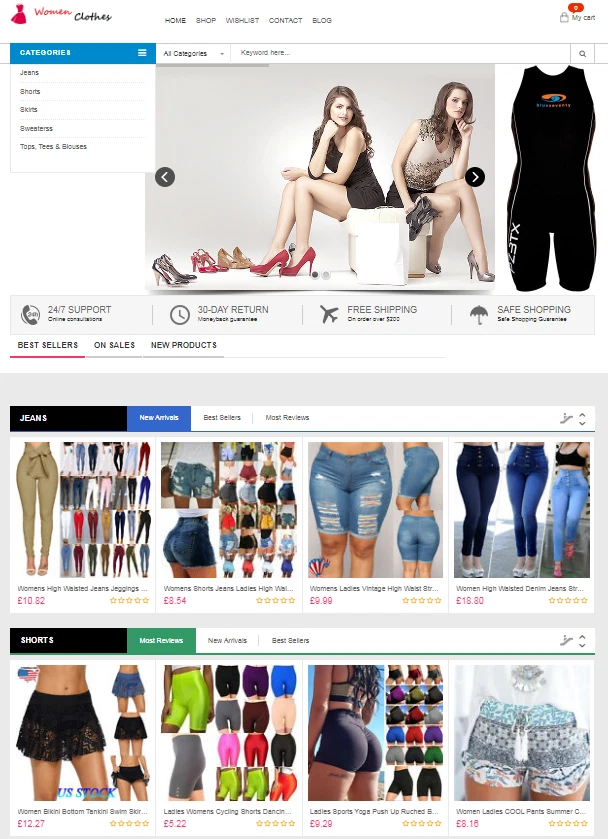 Ready made Dropshipping website Free hosting & set up-- woman Clothes - Image 3 of 3