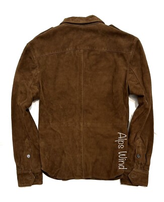 Polo Ralph Lauren Men's Suede Leather Button-Down Field Jacket