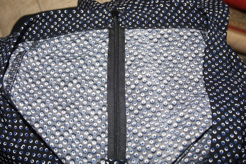 Talbots Petites Skirt 14P Petite Gored Below Knee Jersey Geometric $99.00 Black - Picture 5 of 6