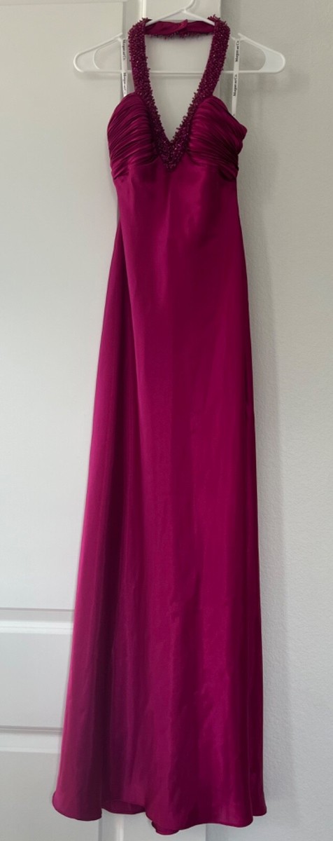 morgan and co pink dress Chlo Sequined Gown Morgan & Co
