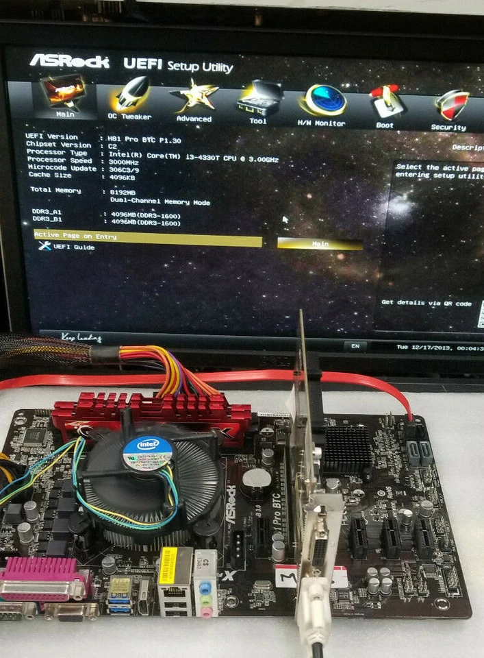 AsRock H81 PRO GAMING MOTHERBOARD, RARE Confidential QEP9 CPU i3 4th & 8GB #MC15 - Image 2 of 4