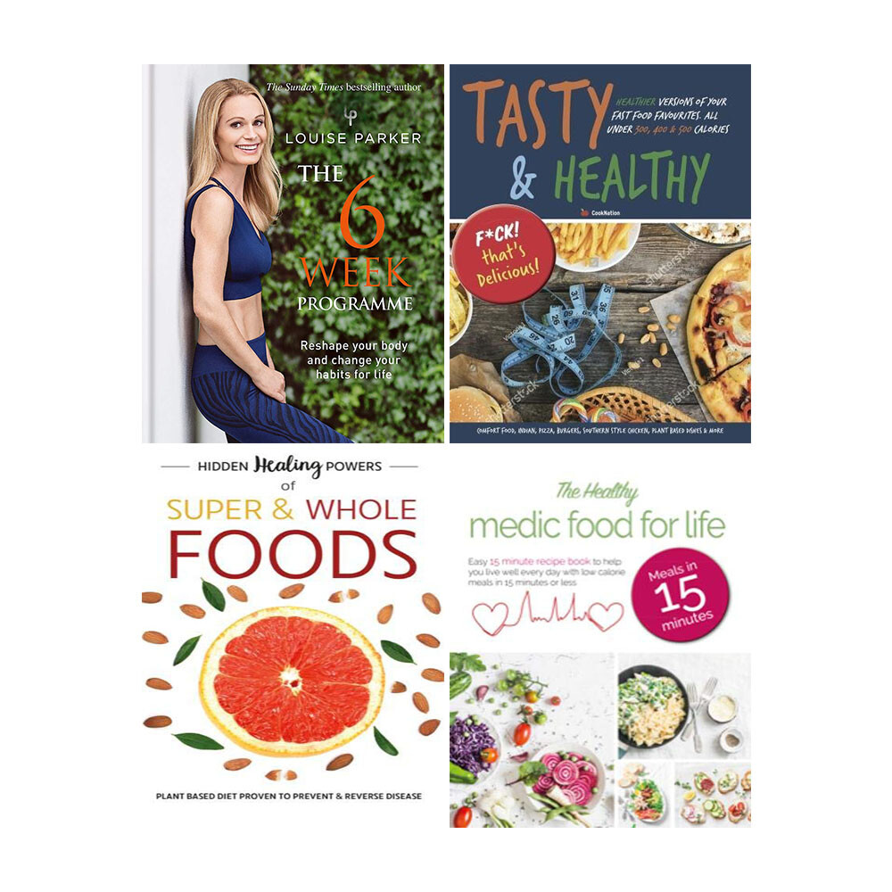 Louise Parker & Iota 4 Books Collection Set The 6 Week Programme,Tasty & Healthy