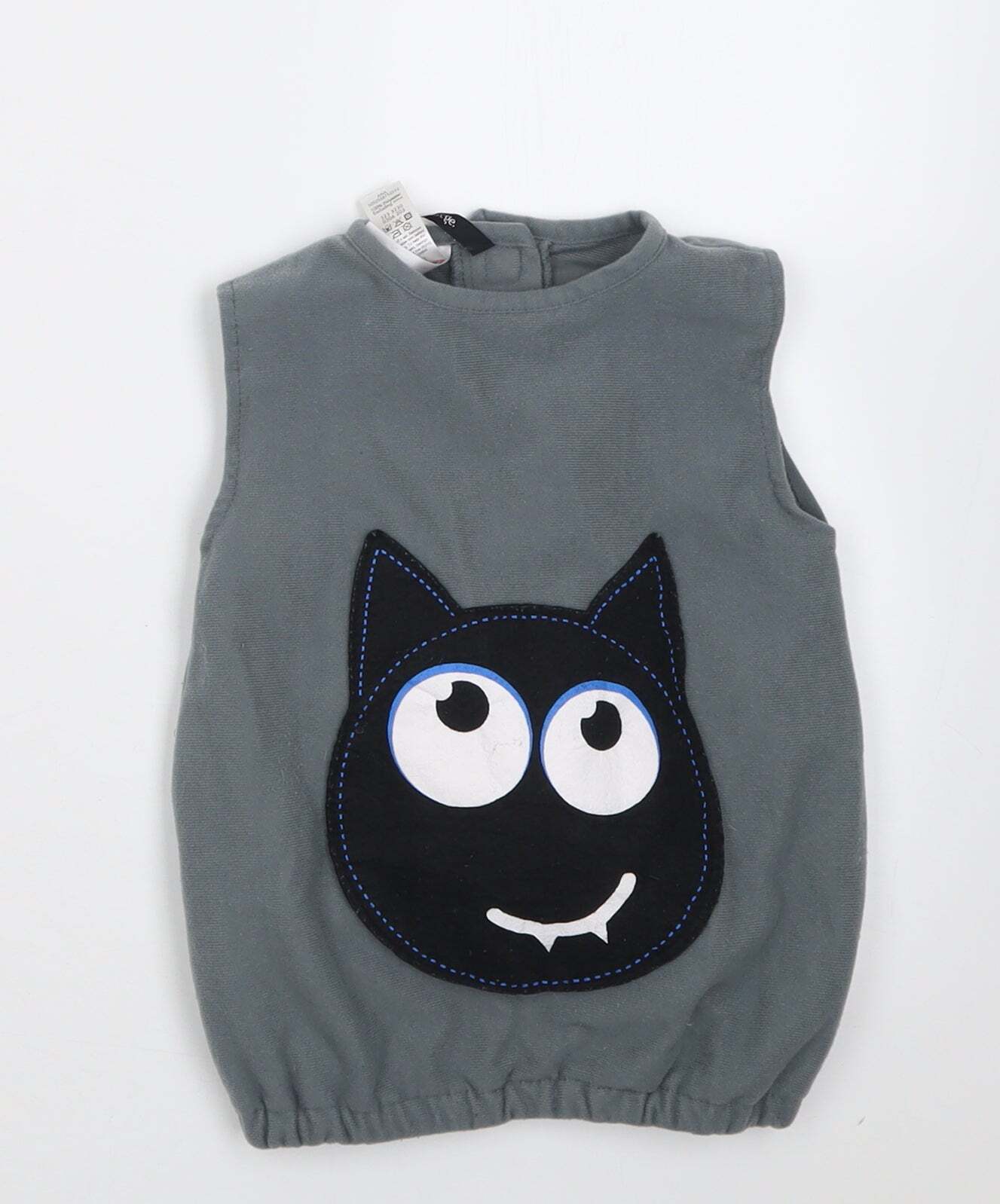 George Boys Grey Polyester blend Tank Size 2 Years Hook & Loop