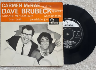 Carmen McRae & Dave Brubeck    Strange Meadowlark  Fontana    TFE. 17384 - 7'' EP
