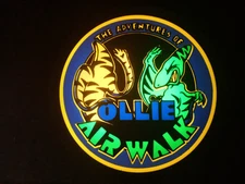 Retro Airwalk Skateboard shoes mascot logo light box sign 80's Retro Style
